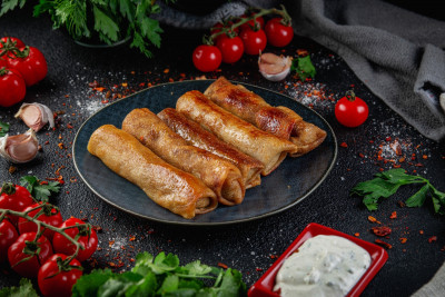 Блинчики с мясом