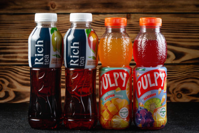 Сок Pulpy и чай Rich
